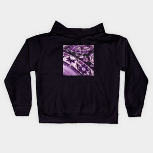 purple flower pattern, floral designs, minimal art, abstract art, floral pattern, antique rug photo , For custom orders please DM me. Kids Hoodie